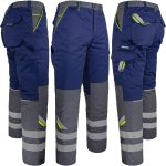 Zimní pracovní kalhoty do pasu PRO NAVY REFLEX