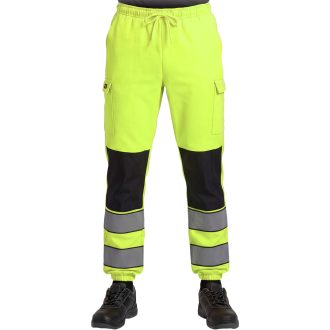 Pracovní reflexní tepláky LUMIS YELLOW