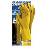 Gumové rukavice pracovní LATEX RF