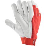 Kombinované pracovní rukavice HOBY RED