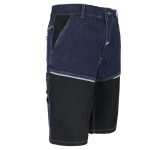 Pracovní džínové kraťasy strečové JEANS TECH BLUE